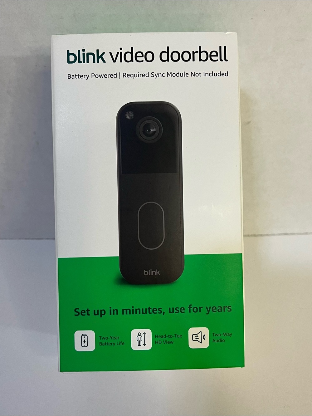 Blink Video Doorbell - Black